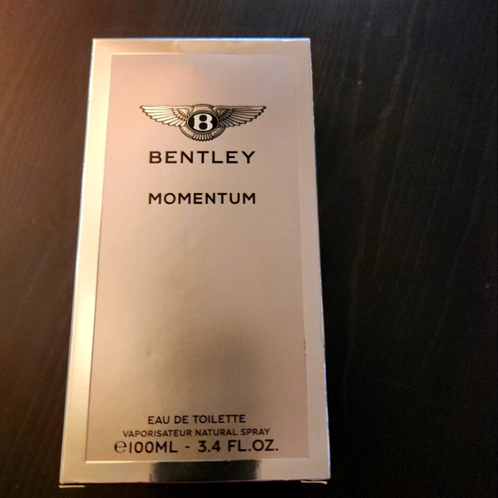 Bentley Momentum 3.5 oz bottle (~3.2 oz remaining)
